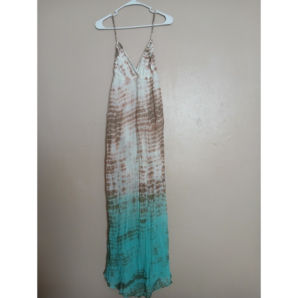 Gypsy 05 Dress Small Maxi Silk Beach Boho Bohemian Peasant Resort Cruise New